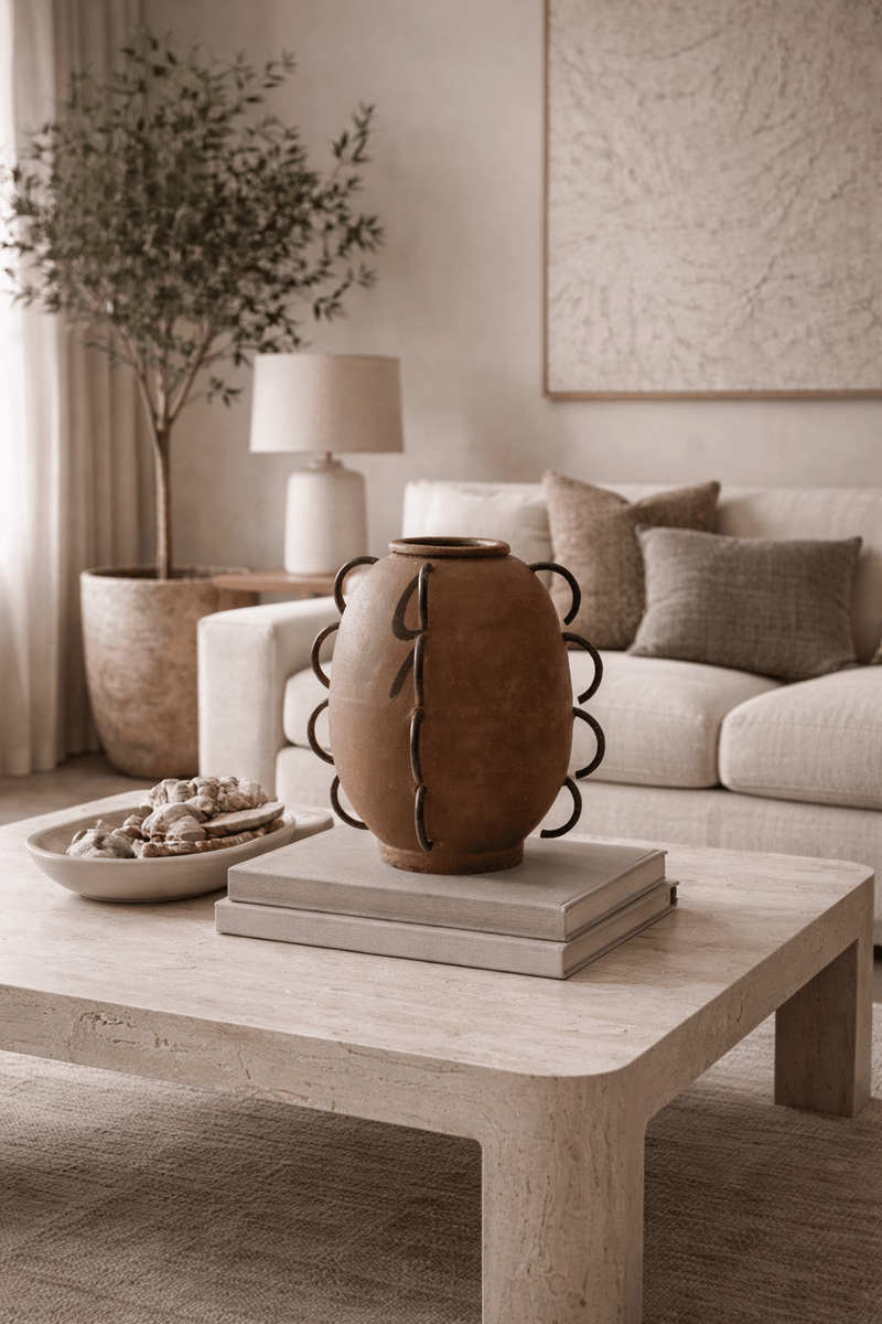 MESO Home Decor Elliot Terracota Vessel by Diego Olivero Studio