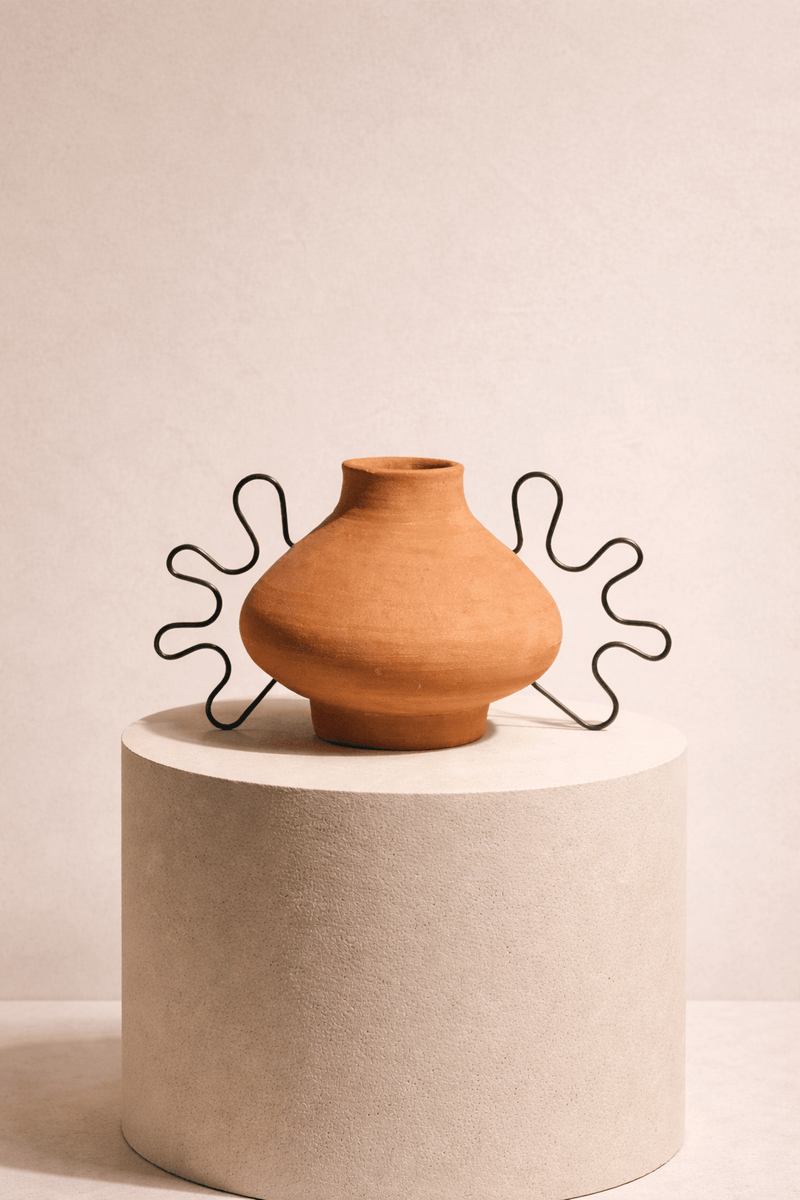 MESO Home Decor Ines Terracota Vessel by Diego Olivero Studio