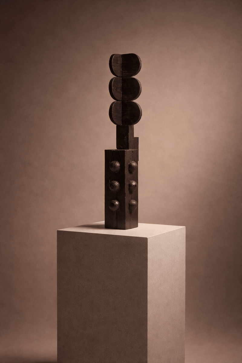 MESO Home Decor Jamas Wood Sculpture by Diego Olivero Studio