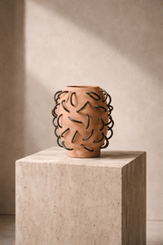 MESO Home Decor Nada Terracota Vessel by Diego Olivero Studio