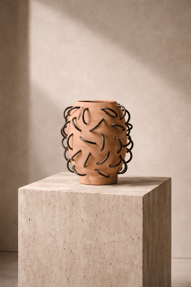 MESO Home Decor Nada Terracota Vessel by Diego Olivero Studio