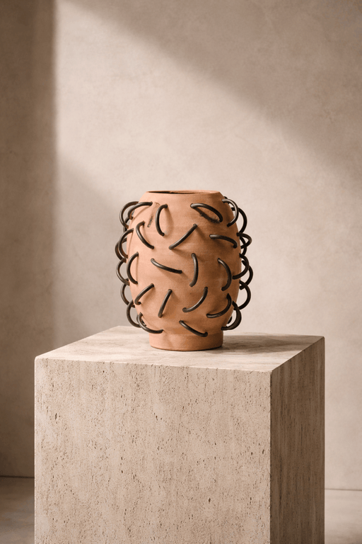 MESO Home Decor Nada Terracota Vessel by Diego Olivero Studio