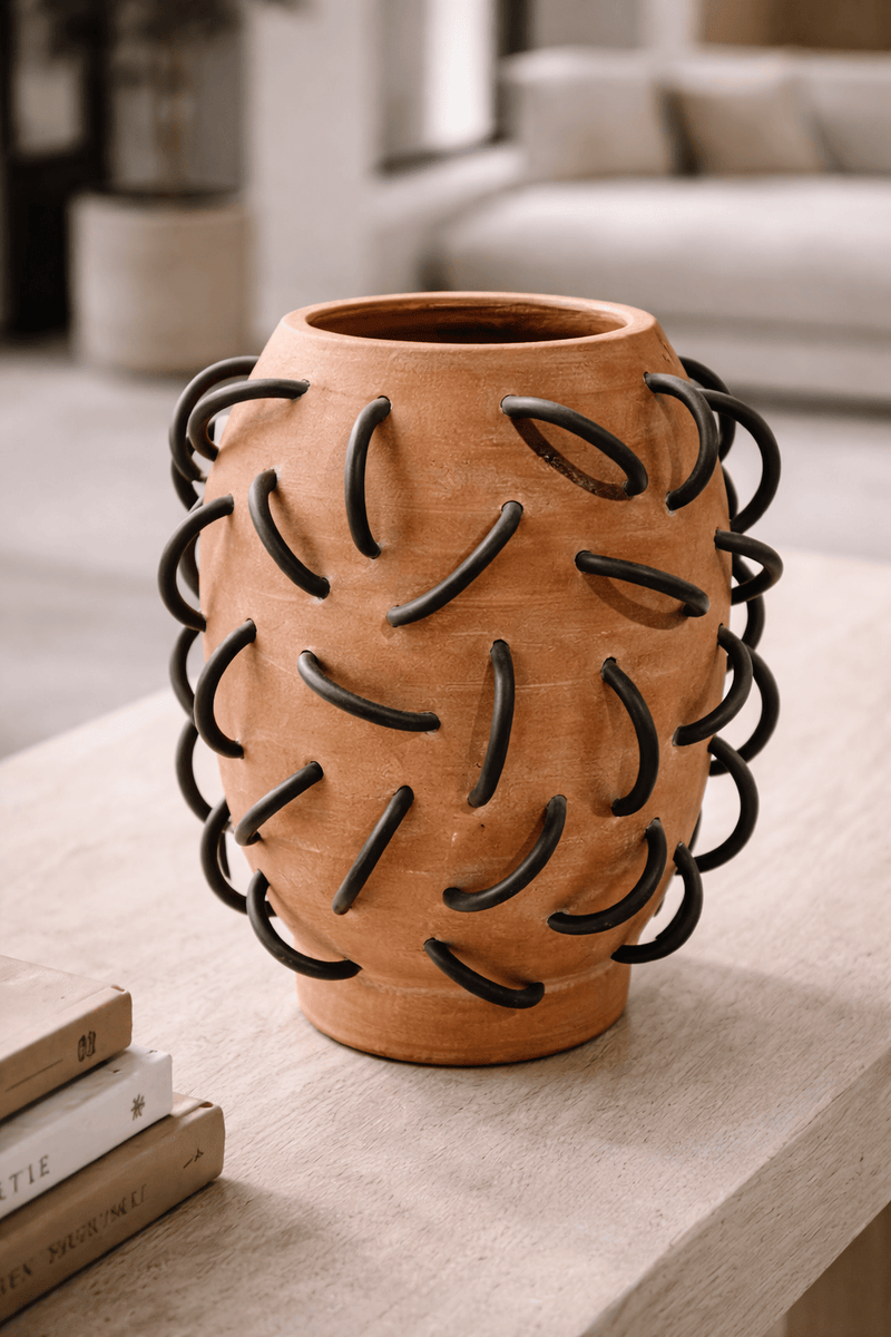 MESO Home Decor Nada Terracota Vessel by Diego Olivero Studio
