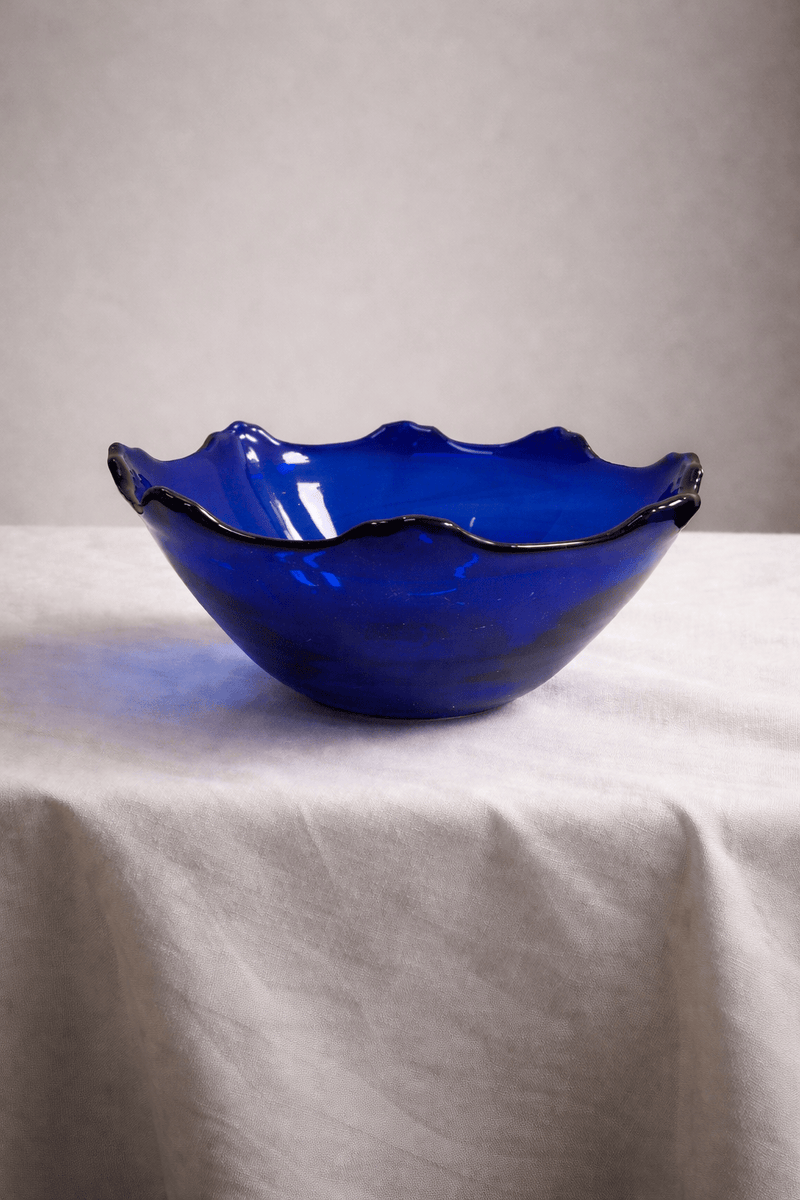 MESO Home Decor Parras Blue Bowl  by MESO