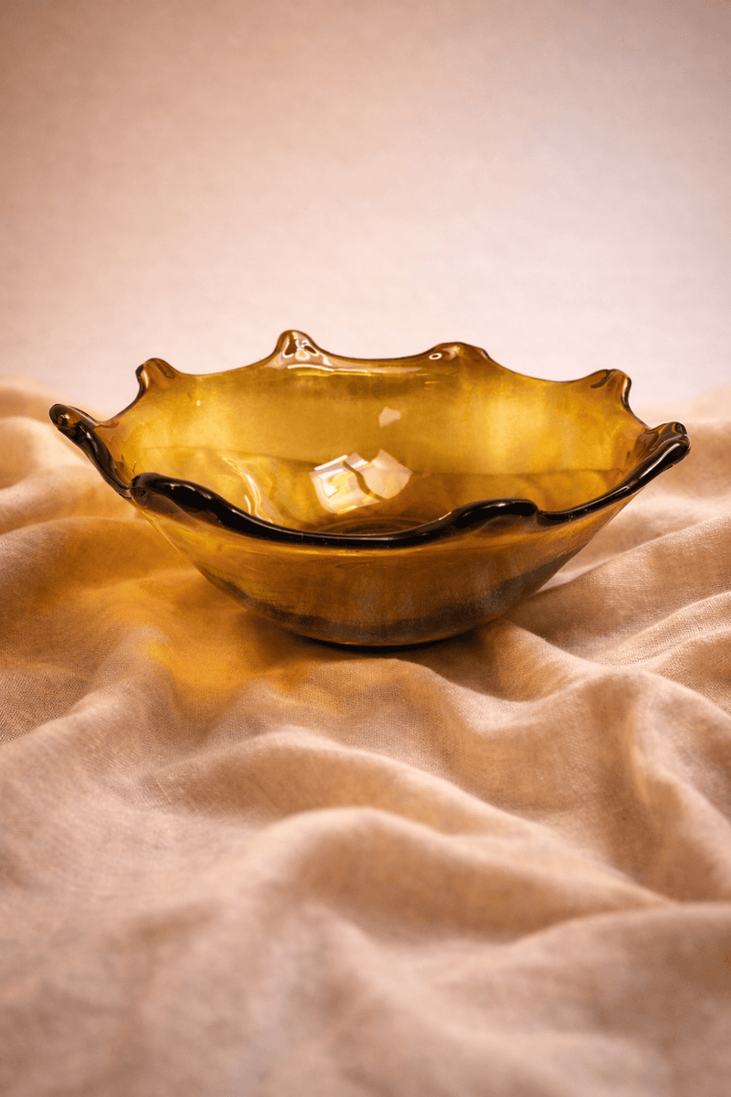MESO Home Decor Yaxel Glass Bowl by MESO