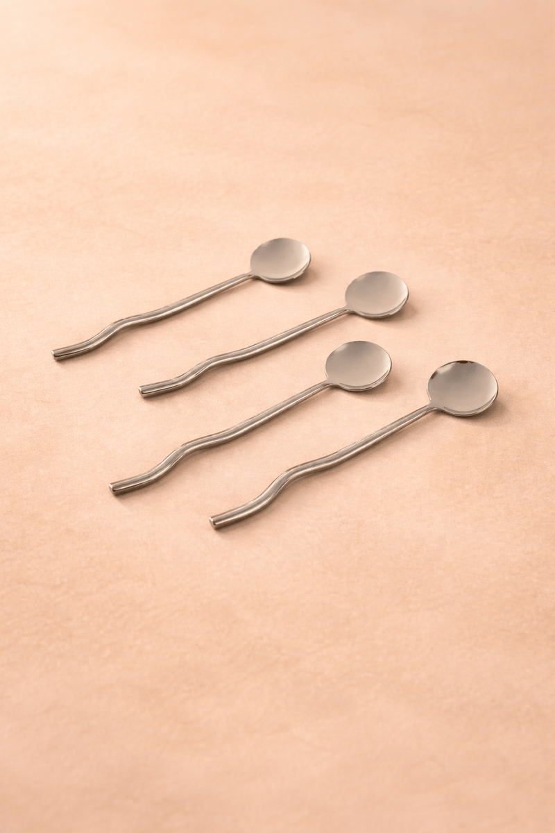 MESO Kitchen Nadia Spoon Steel (Set of 4) by MESO
