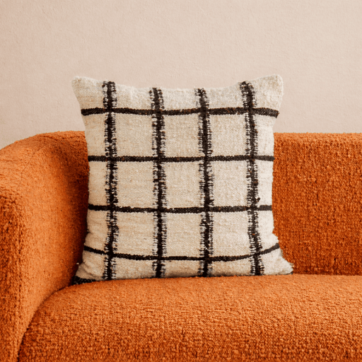MESO Pillows Grid Wool Pillow Cover by Diego Olivero Studio