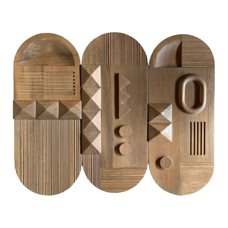 MESO Planos Wooden Wall Art by Diego Olivero Studio
