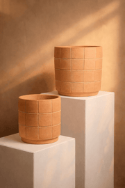 MESO Planter Grid Terracotta Planters by MESO