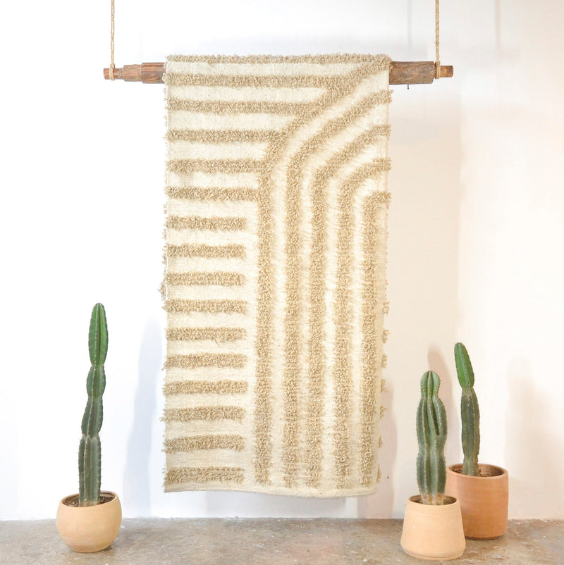 MESO Rugs Cruzadas Wool Rug by Diego Olivero Studio