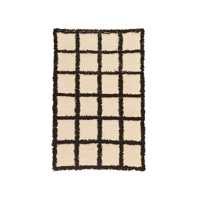 MESO Rugs Grid Wool Rug by Diego Olivero Studio