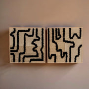 MESO Wall Art La Sombra & El Reflejo Woven Art by Diego Olivero Studio