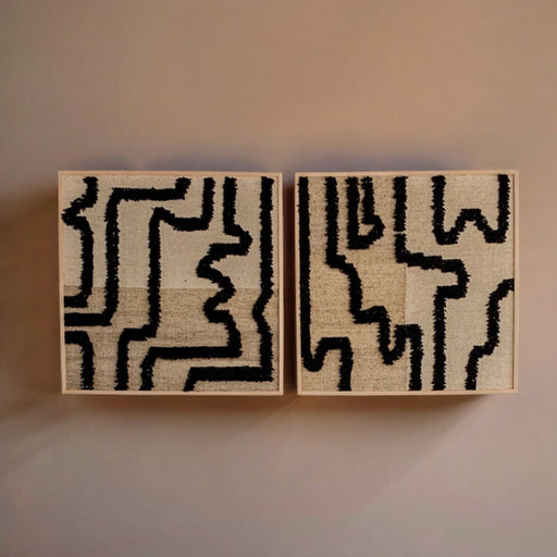 MESO Wall Art La Sombra & El Reflejo Woven Art by Diego Olivero Studio