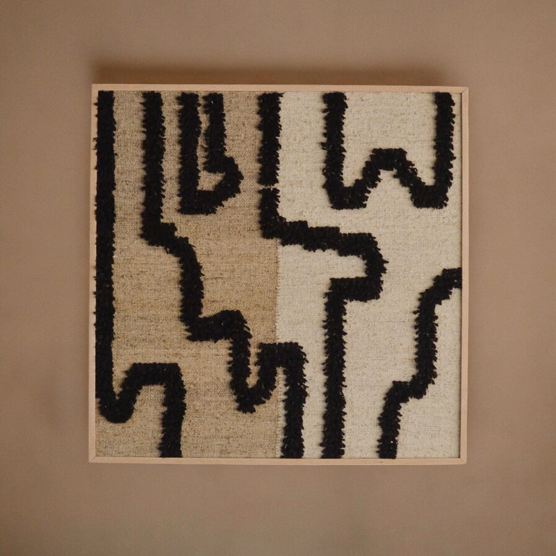 MESO Wall Art La Sombra & El Reflejo Woven Art by Diego Olivero Studio