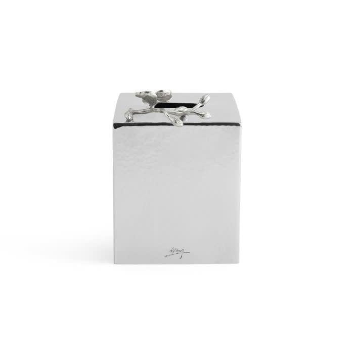 Michael Aram Bath White Orchid Tissue Box Holder