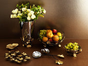 Michael Aram Bowls Golden Ginkgo Medium Glass Bowl