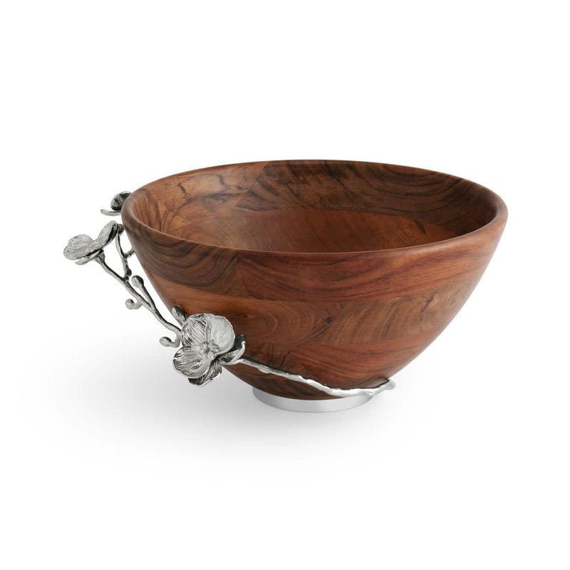 Michael Aram Bowls White Orchid Wood Salad Bowl