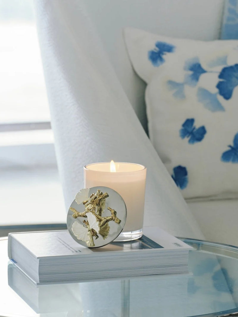 Butterfly Ginkgo Gold Scented Candle, 8 oz.