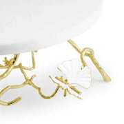 Michael Aram Cake Stand Butterfly Gingko Gold Cakestand