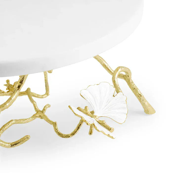 Michael Aram Cake Stand Butterfly Gingko Gold Cakestand