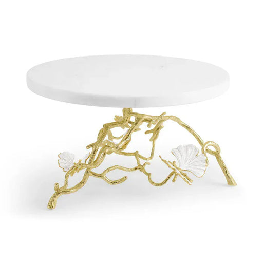 Michael Aram Cake Stand Butterfly Gingko Gold Cakestand