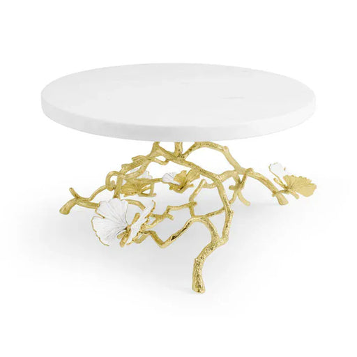 Michael Aram Cake Stand Butterfly Gingko Gold Cakestand