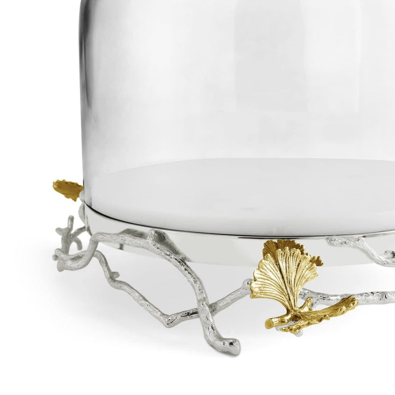 Michael Aram Cake Stand Michael Aram Butterfly Ginkgo Luxe Cake Stand with Dome