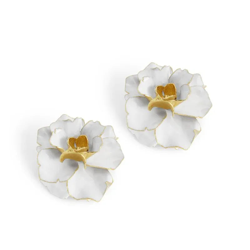 Michael Aram Candle Holders Gardenia Candleholders S/2
