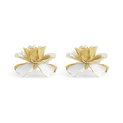 Michael Aram Candle Holders Gardenia Candleholders S/2