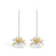 Michael Aram Candle Holders Gardenia Candleholders S/2