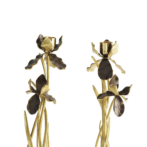 Michael Aram Candleholder Michael Aram Black Iris Candle Holder Set of 2