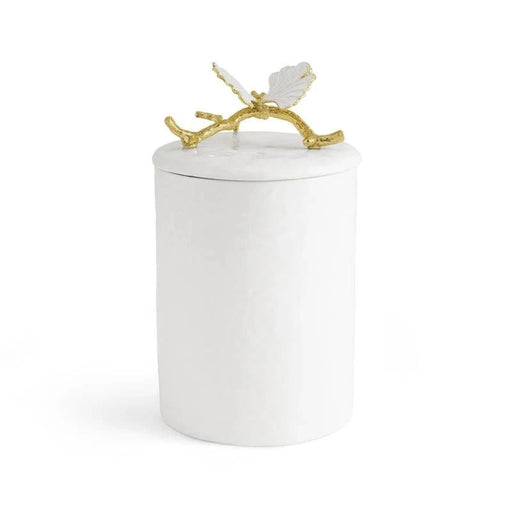 Michael Aram Canister Butterfly Ginkgo Gold Porcelain Canister - Medium