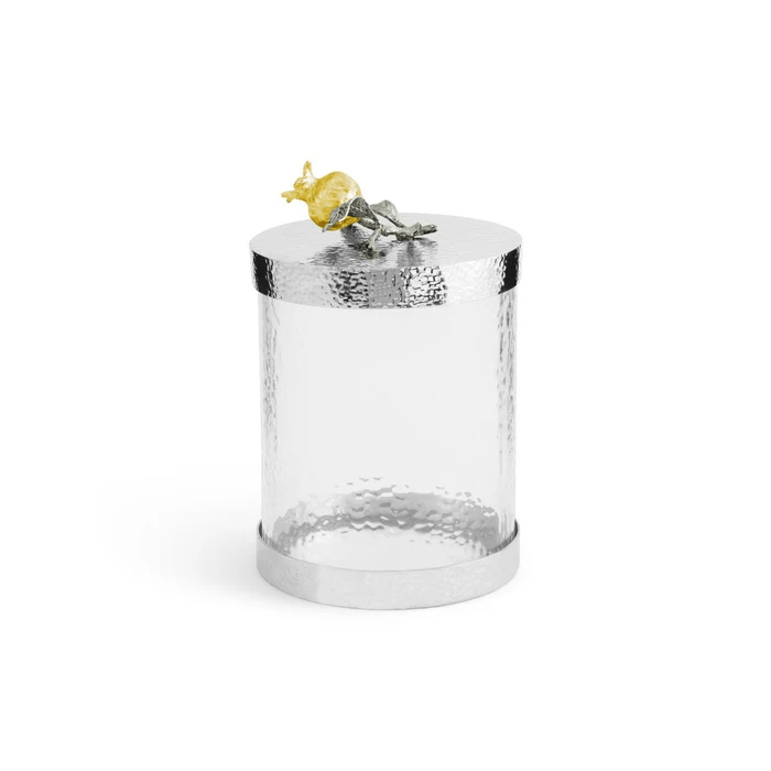 Michael Aram Canister Pomegranate Silver & Gold Canister - Extra Small