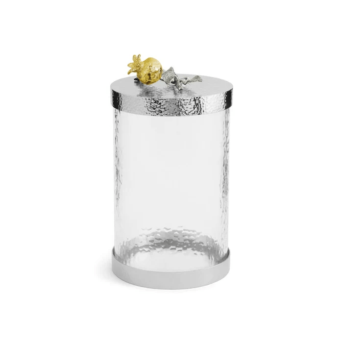 Michael Aram Canister Pomegranate Silver & Gold Canister - Small