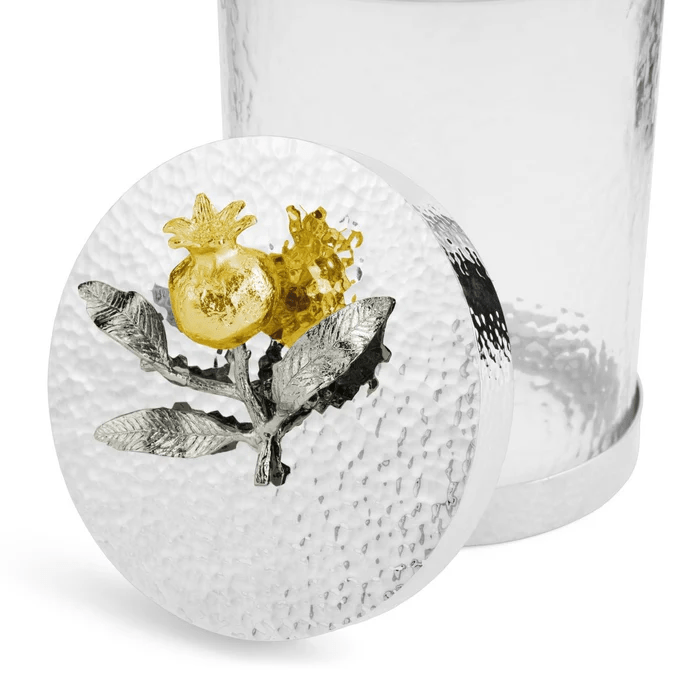 Michael Aram Canister Pomegranate Silver & Gold Canister - Small