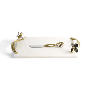 Michael Aram Cheese Board Michael Aram Black Iris Large Cheese Board with Knife
