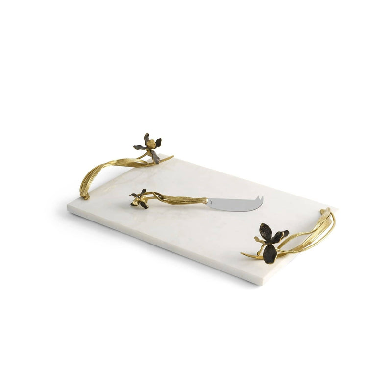 Michael Aram Cheese Board Michael Aram Black Iris Large Cheese Board with Knife