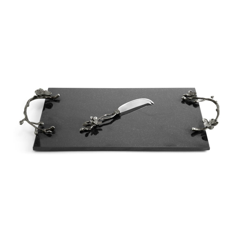 Michael Aram Cheese Board Michael Aram Black Orchid Cheese Board w/ Knife Large