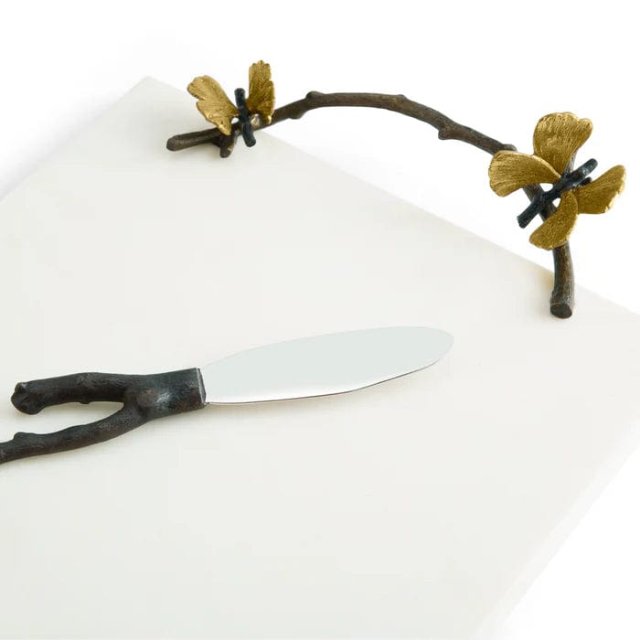 Michael Aram Cheese Board Michael Aram Butterfly Ginkgo cheeseboard with Knife