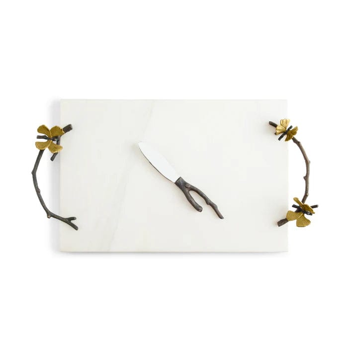 Michael Aram Cheese Board Michael Aram Butterfly Ginkgo cheeseboard with Knife