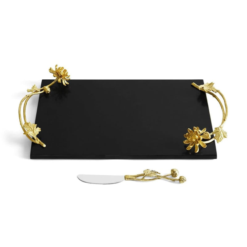 Michael Aram Cheese Board Michael Aram Dahlia Cheeseboard with Knife