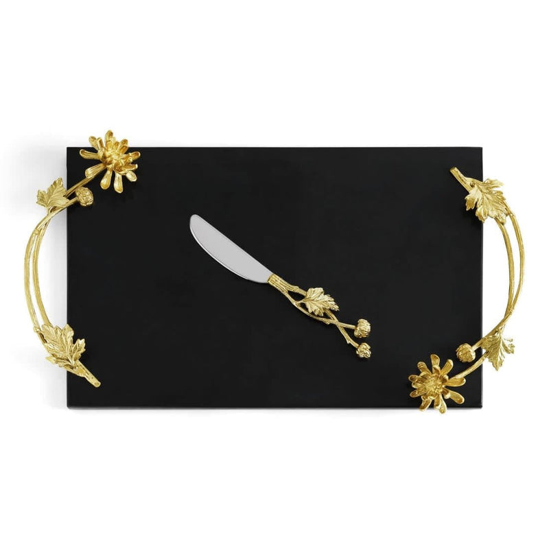 Michael Aram Cheese Board Michael Aram Dahlia Cheeseboard with Knife
