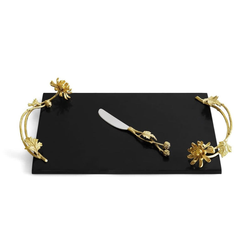 Michael Aram Cheese Board Michael Aram Dahlia Cheeseboard with Knife