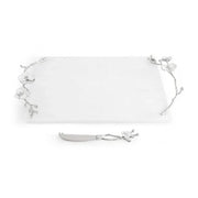 Michael Aram Cheese Board Silver Orchid Cheeseboard with Knife