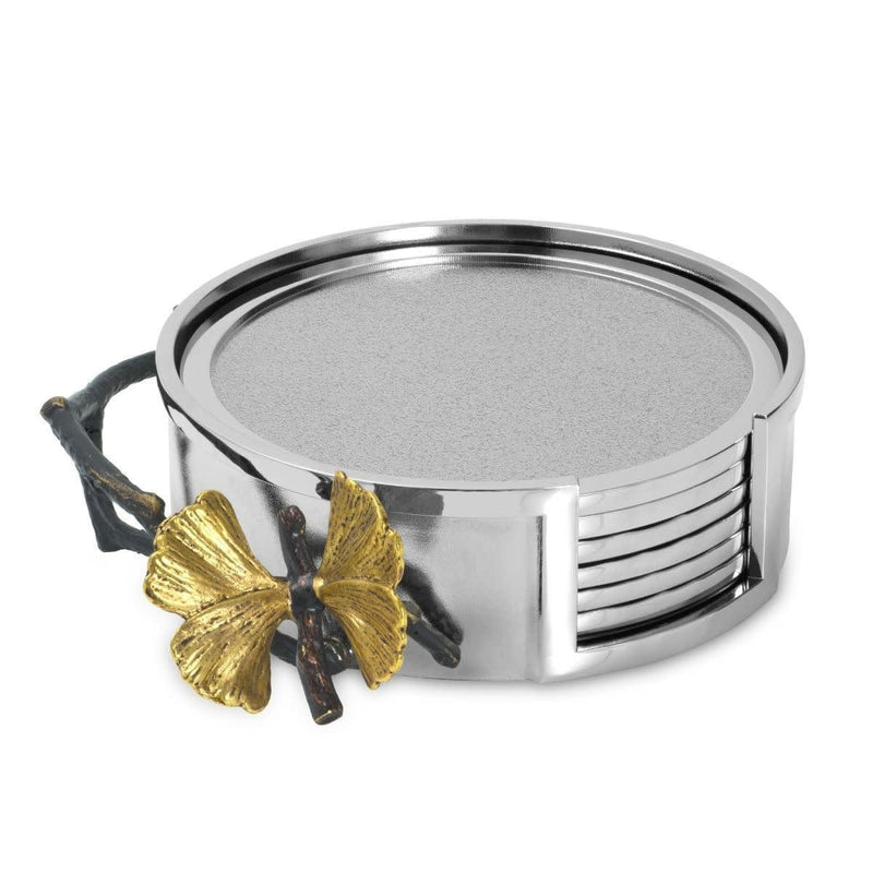 Michael Aram Coaster Set Michael Aram Buterfly Ginkgo Coaster Set