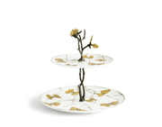 Michael Aram Etagere Michael Aram Butterfly Ginkgo 2-Tier Porcelain Etagere