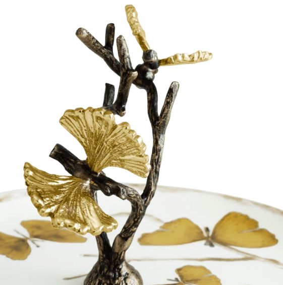 Michael Aram Etagere Michael Aram Butterfly Ginkgo 2-Tier Porcelain Etagere