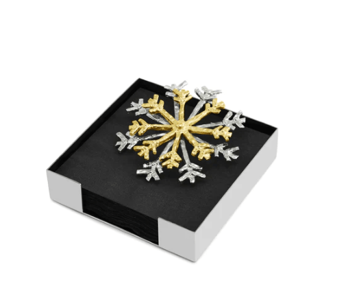 Michael Aram Fall Snowflake Cocktail Napkin Holder