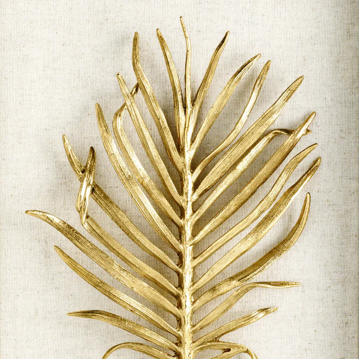 Palm Fabric Shadow Box