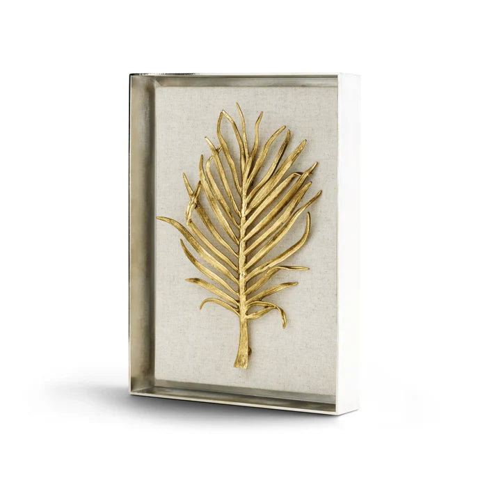 Palm Fabric Shadow Box